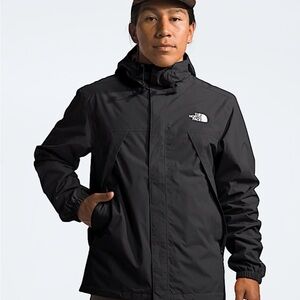 The North Face Black Antora Raincoat with Hood Water-Resistant Material XXL NWT